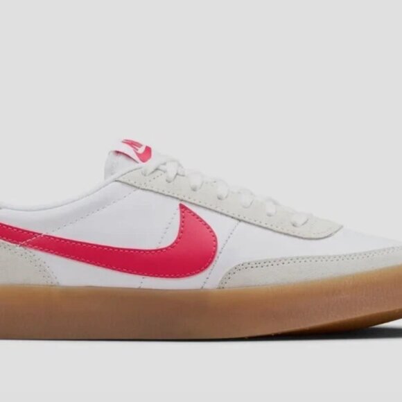 Womens Nike Killshot 2 Leather Casual Sneakers White Pink Gum - Picture 2 of 8